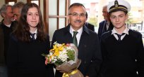 Vali Kemal Çeber, Hasan Kemal Yardımcı Denizcilik Meslek Lisesi ve Güzel Sanatlar Lisesini Ziyaret Etti