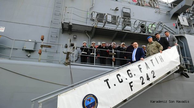 TCG FATİH (F-242) Gemisi Trabzon’da