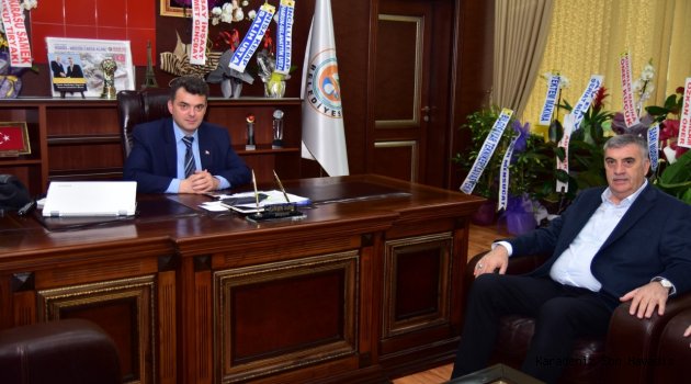 “Toçoğlu’ndan Başkan Sarı’ ya Ziyaret”