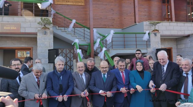 Trabzon’un ilk Millet Kıraathanesi hizmete açıldı