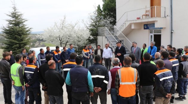 Ürkmezer’den İşçilere Teşekkür