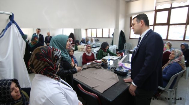 Ürkmezer, Kursiyerleri Ziyaret Etti