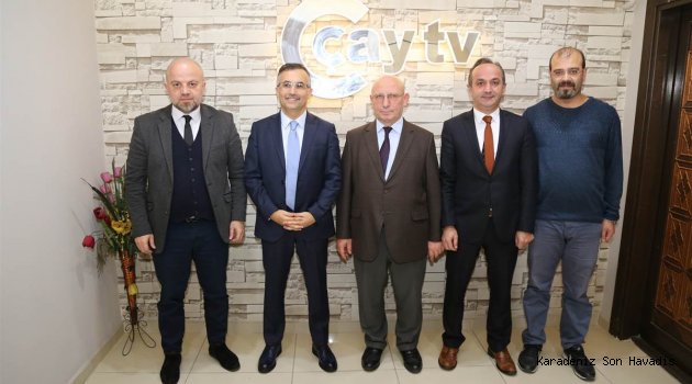 VALİ ÇEBER, BASIN YAYIN KURULUŞLARINI ZİYARET ETTİ