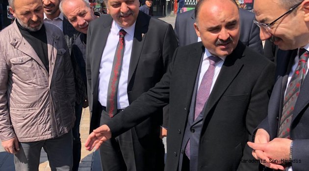 Vali Günaydın ve Başkan Gülsoy’dan Çarşı Esnafı Ziyareti