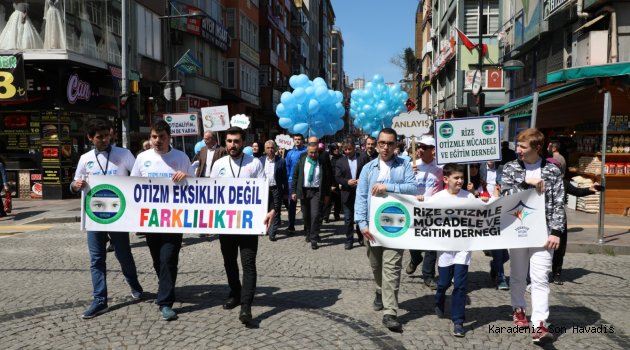 Vali Kemal Çeber Otizm Farkındalık Yürüyüşüne Katıldı