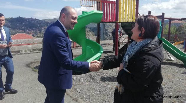 Zonguldak Belediyesi Başkanvekili Babaiban, incelemelerde bulundu