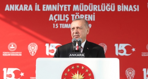 Cumhurbaşkanı Erdoğan, Ankara Emniyet Müdürlüğü Yeni Binası Açılış Töreni'ne katıldı