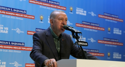 Cumhurbaşkanı Erdoğan, Giresun İl Danışma Meclisi Toplantısı'nda konuştu