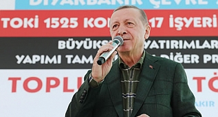 Cumhurbaşkanı Erdoğan, Diyarbakır'da toplu açılış töreninde konuştu